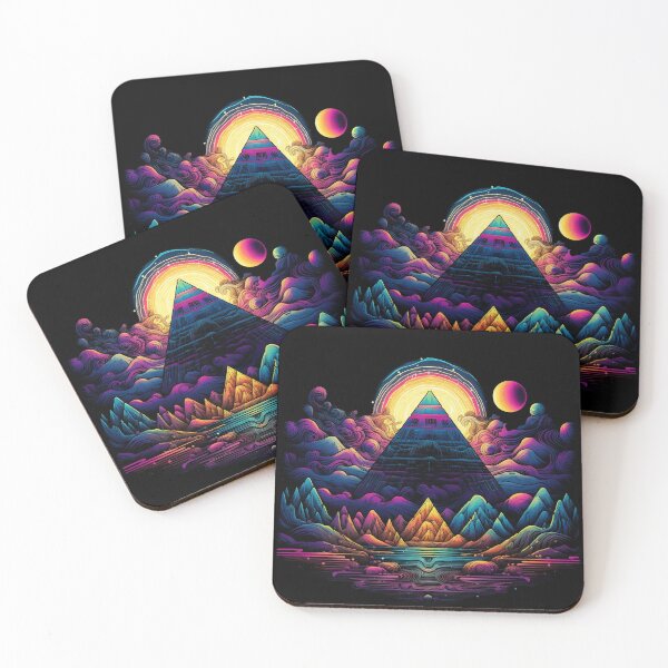 Item preview, Psychedelic Pyramid City: Urban Mirage designed and sold by PsyCloth.