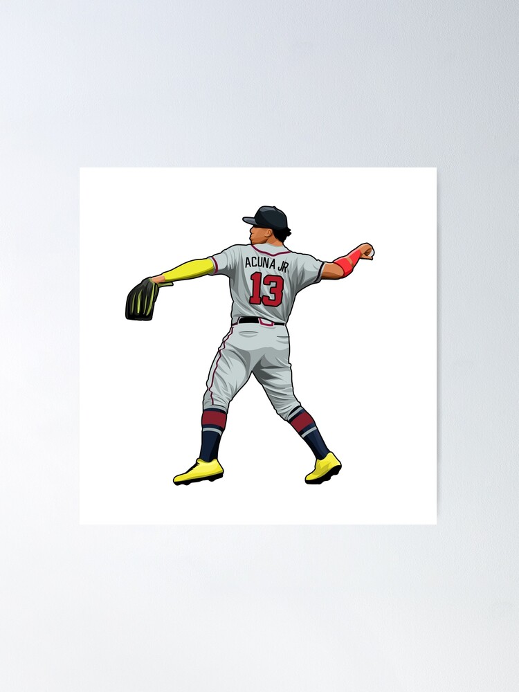  Ronald Acuna Jr Baseball Player Posters 1 Canvas Wall