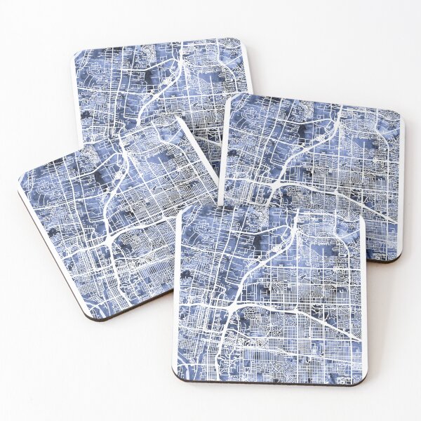 Item preview, Albuquerque New Mexico City Street Map designed and sold by ArtPrints.