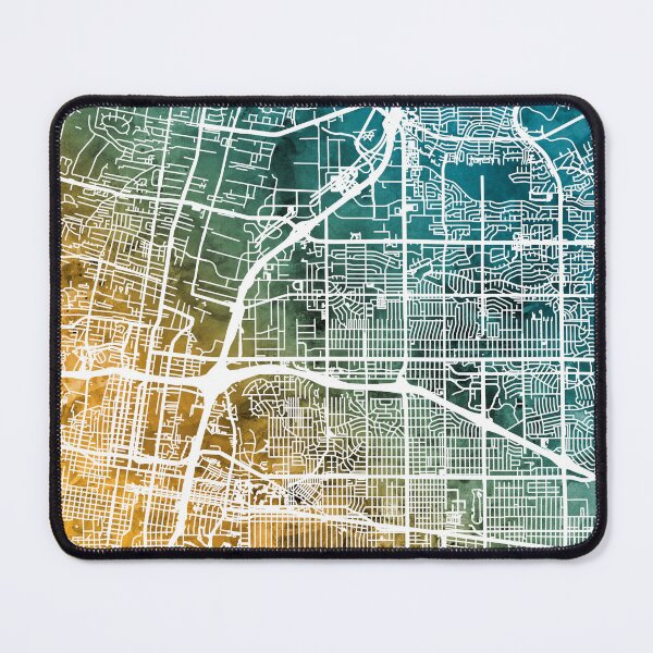 Item preview, Albuquerque New Mexico City Street Map designed and sold by ArtPrints.