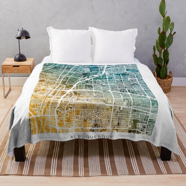 Item preview, Albuquerque New Mexico City Street Map designed and sold by ArtPrints.