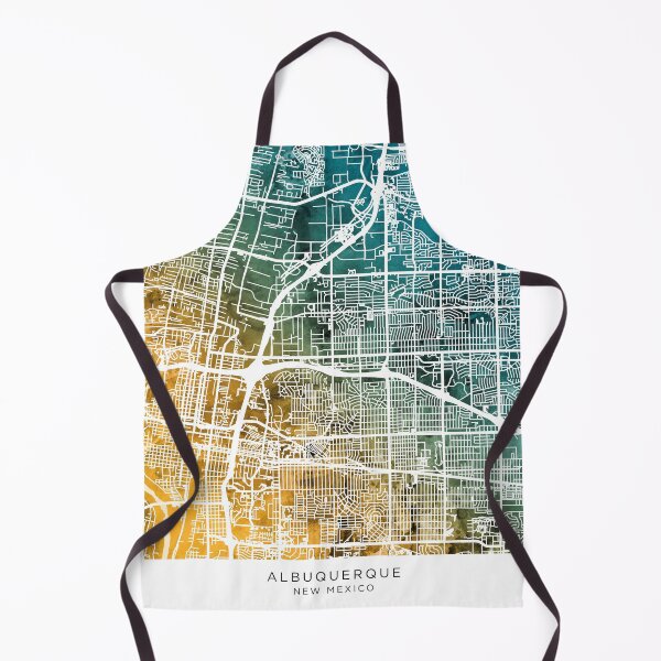 Item preview, Albuquerque New Mexico City Street Map designed and sold by ArtPrints.