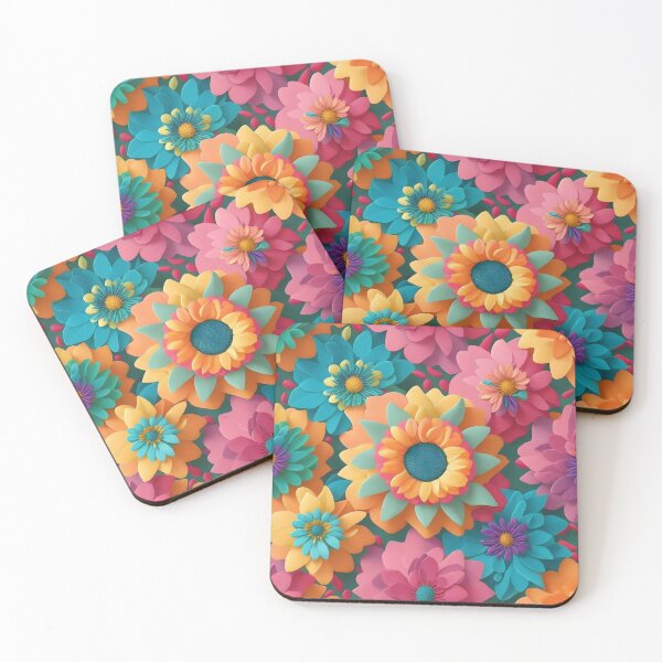 Item preview, 3D flowers Pattern designed and sold by IrinaVIS.