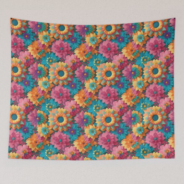 Item preview, 3D flowers Pattern designed and sold by IrinaVIS.