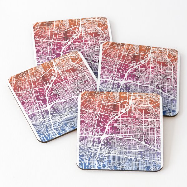Item preview, Albuquerque New Mexico City Street Map designed and sold by ArtPrints.