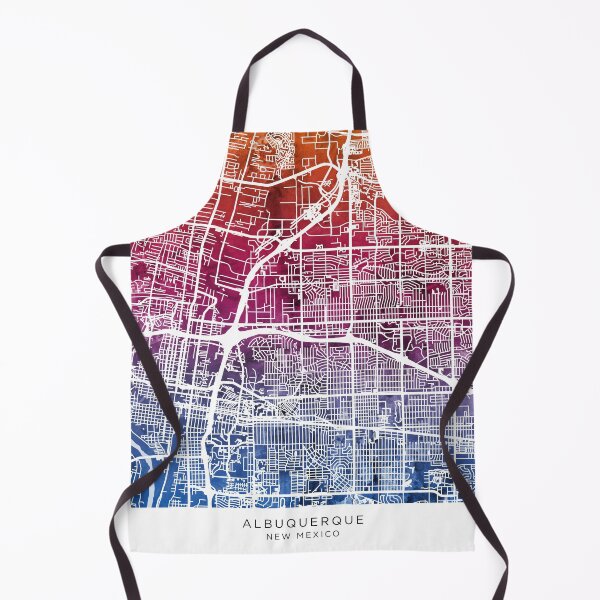 Item preview, Albuquerque New Mexico City Street Map designed and sold by ArtPrints.