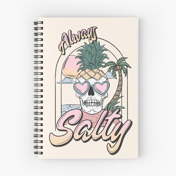 Item preview, "Always Salty" Beach Skull designed and sold by FlawlessSeams.