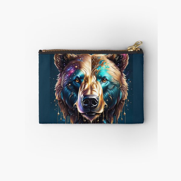 Item preview, Magic Moment: Surreal Close-Up of Brown Bear in Abstract Art! designed and sold by AkraidaxDesign.