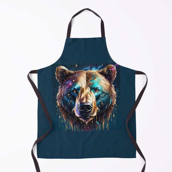 Item preview, Magic Moment: Surreal Close-Up of Brown Bear in Abstract Art! designed and sold by AkraidaxDesign.