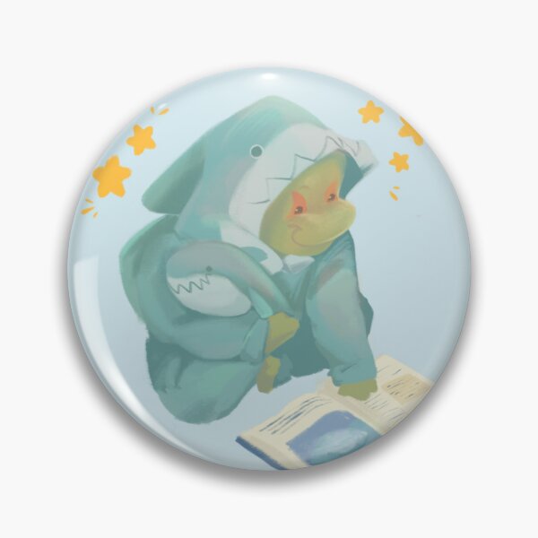 Item preview, Leo in a shark onesie designed and sold by MightyAnxiety.