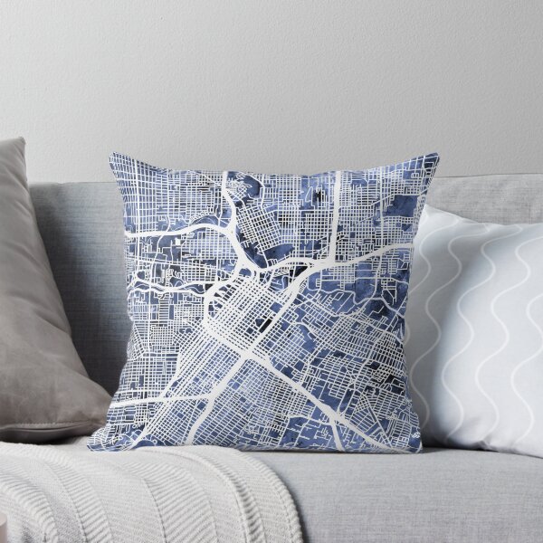 Item preview, Houston Texas City Street Map designed and sold by ArtPrints.