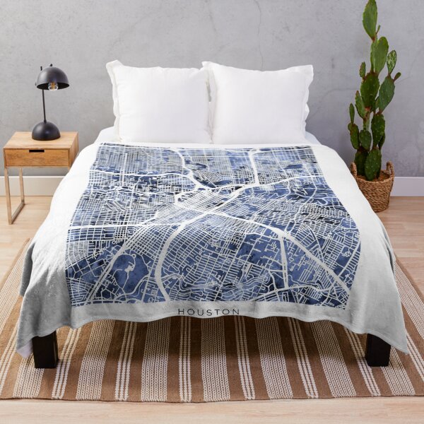 Item preview, Houston Texas City Street Map designed and sold by ArtPrints.