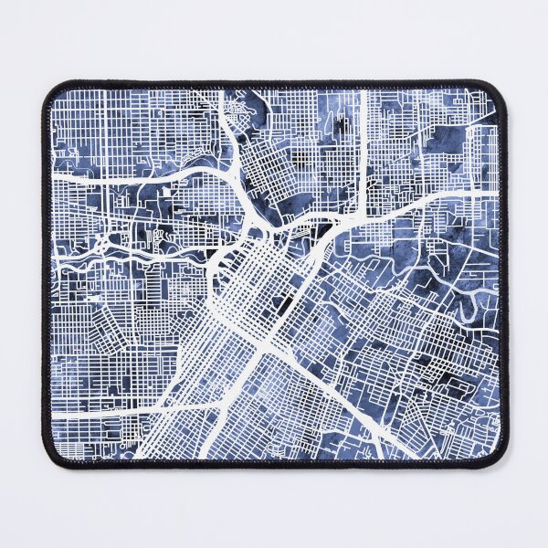 Item preview, Houston Texas City Street Map designed and sold by ArtPrints.