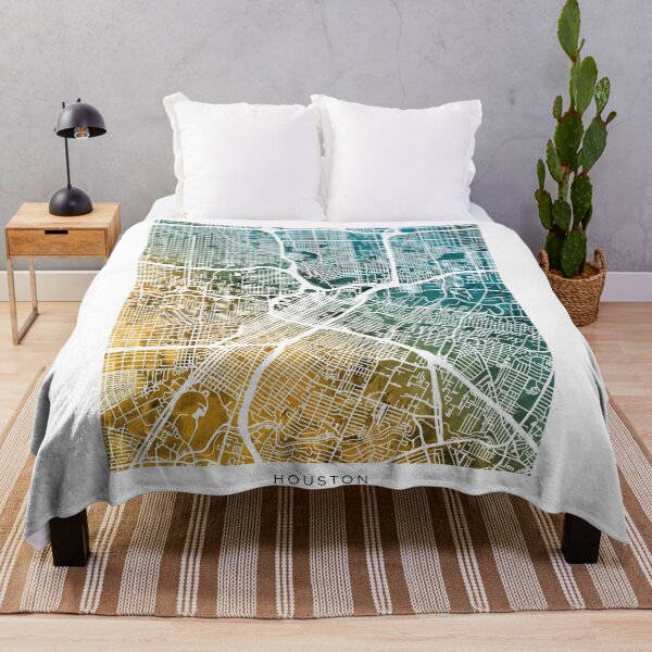 Item preview, Houston Texas City Street Map designed and sold by ArtPrints.