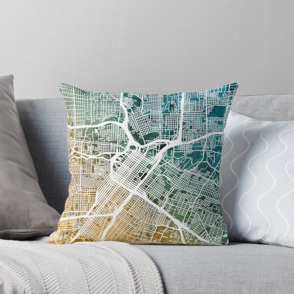 Item preview, Houston Texas City Street Map designed and sold by ArtPrints.
