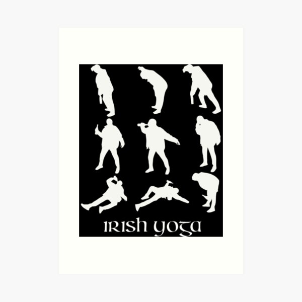 Irish Yoga Funny St Patricks Day Beer Drinking Gift Zip Pouch