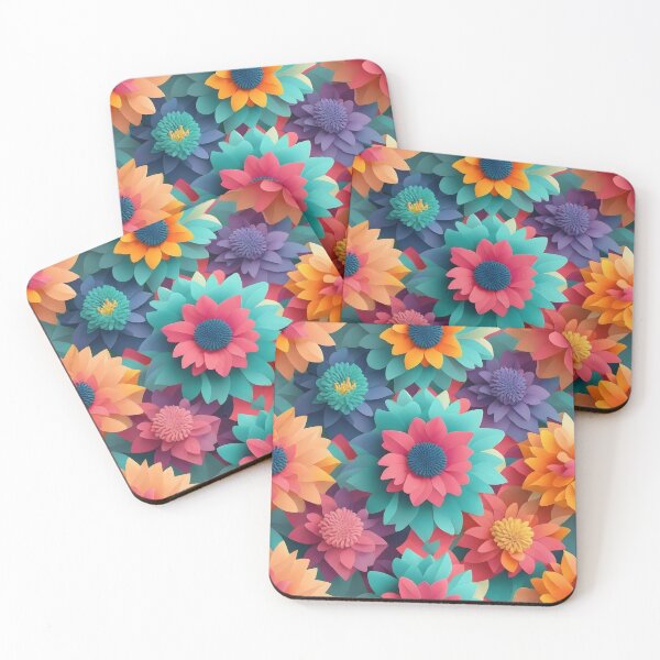 Item preview, 3D flowers Pattern designed and sold by IrinaVIS.