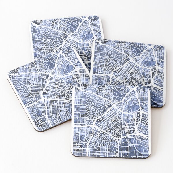 Item preview, Los Angeles City Street Map designed and sold by ArtPrints.