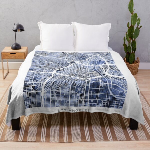 Item preview, Los Angeles City Street Map designed and sold by ArtPrints.