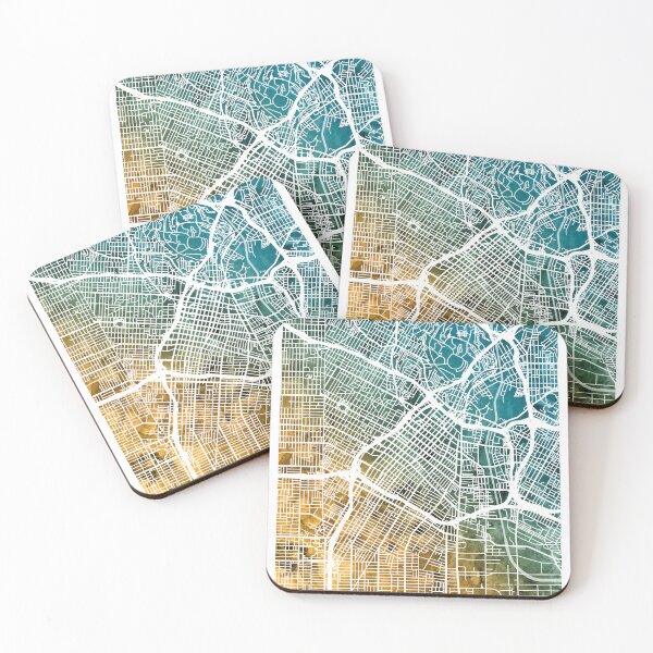 Item preview, Los Angeles City Street Map designed and sold by ArtPrints.