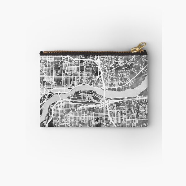 Artikelvorschau, Quad-Cities-Straßenkarte entworfen und verkauft von ArtPrints.