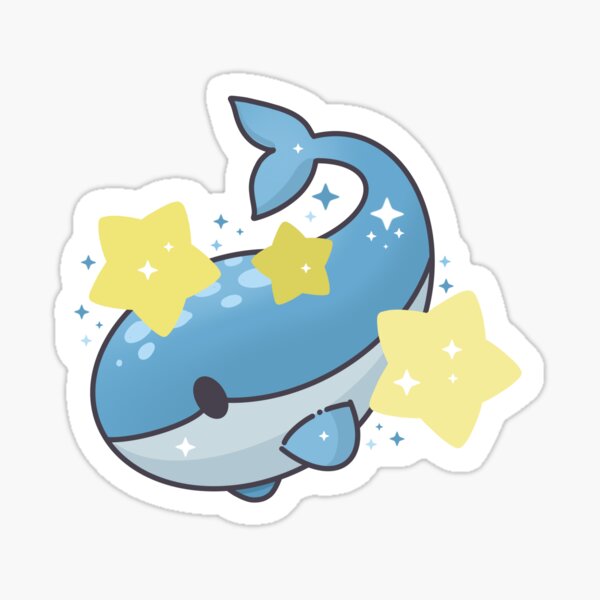 Dreamy Whale Glossy Sticker