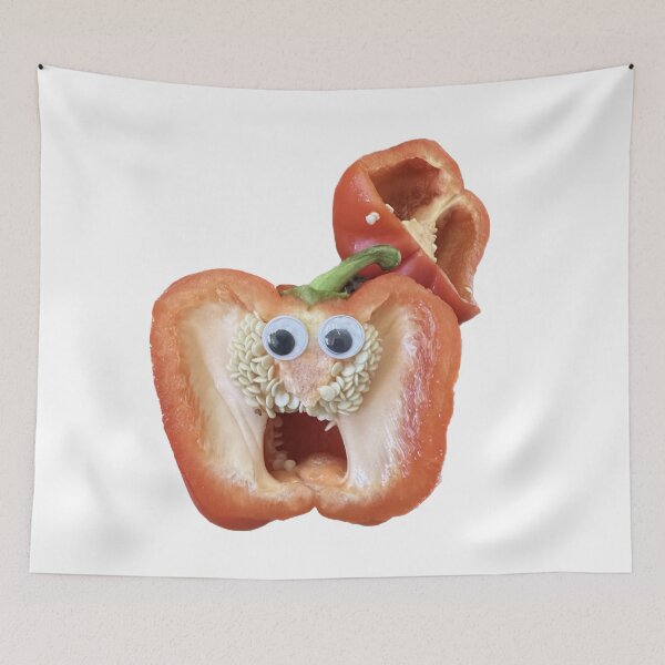 Item preview, bell pepper silly designed and sold by Mysterious Goose .