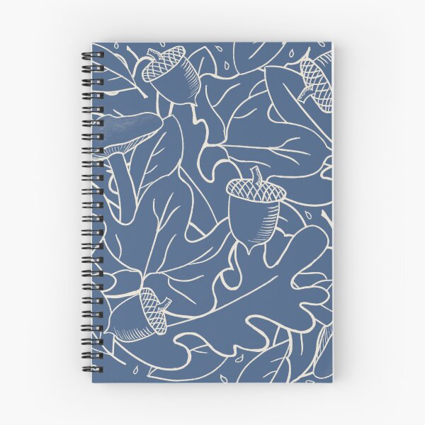 Item preview, Fall Leaves Outlines in blue designed and sold by EvalilyBoutique.