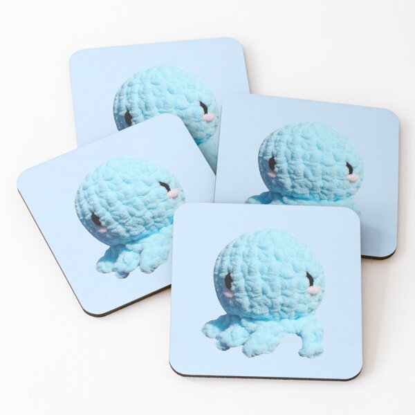 Item preview, Blue Crochet Octopus  designed and sold by CreativelyTaz.