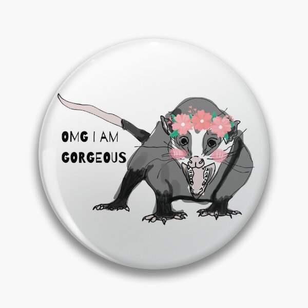 Item preview, OMG I AM GORGEOUS Opossum designed and sold by Threadcraftian.