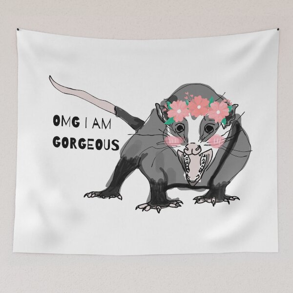 Item preview, OMG I AM GORGEOUS Opossum designed and sold by Threadcraftian.
