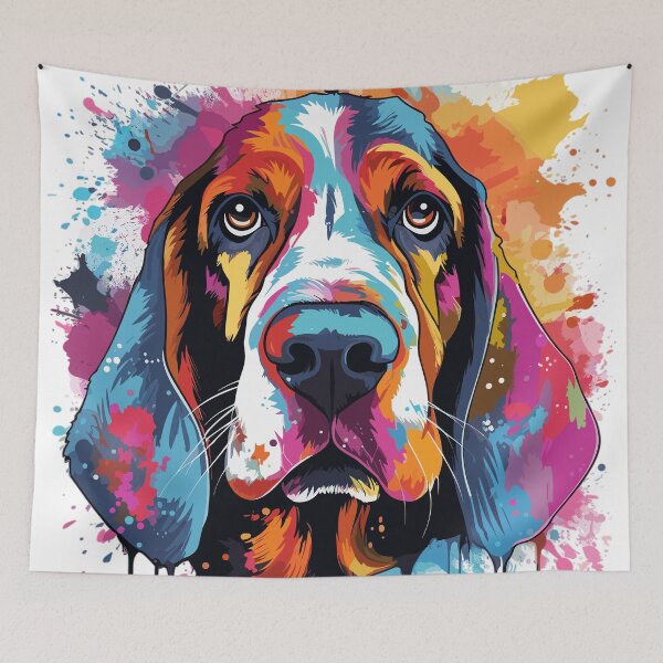 Item preview, Watercolor Bassethound designed and sold by CatCoconut-Art.