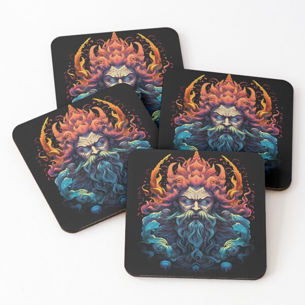 Item preview, Psychedelic God of the Sea: Oceanic Majesty designed and sold by PsyCloth.