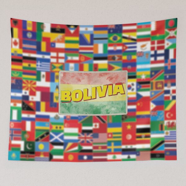 Item preview, Bolivia Vintage style retro souvenir designed and sold by DeveloperProp0.