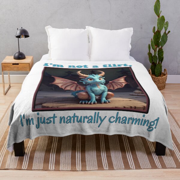 Item preview, Naturally Charming, Not a Flirt designed and sold by NaughtyDragon.