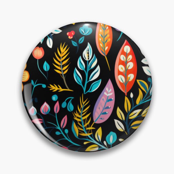Item preview, Folkart Flower Collage Painting Print Background designed and sold by PaperieJennifer.