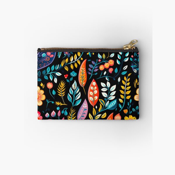 Item preview, Folkart Flower Collage Painting Print Background designed and sold by PaperieJennifer.