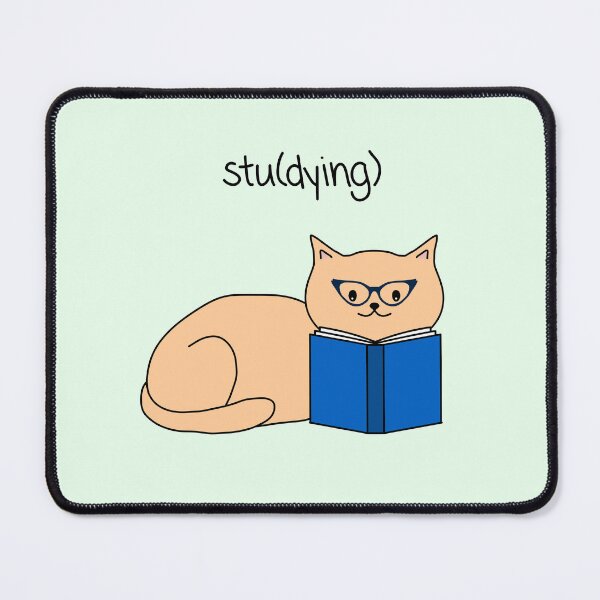Item preview, Studying Cat designed and sold by TD Collective.