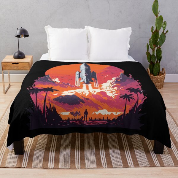 Item preview, Vintage Retro Space Rocket designed and sold by DesignFusion2.