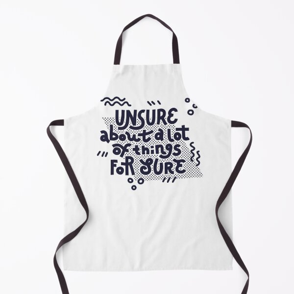 Item preview, Unsure (dark on white) designed and sold by Natalia Mikhaleva.