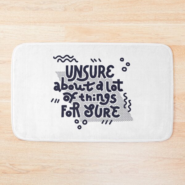 Item preview, Unsure (dark on white) designed and sold by Natalia Mikhaleva.