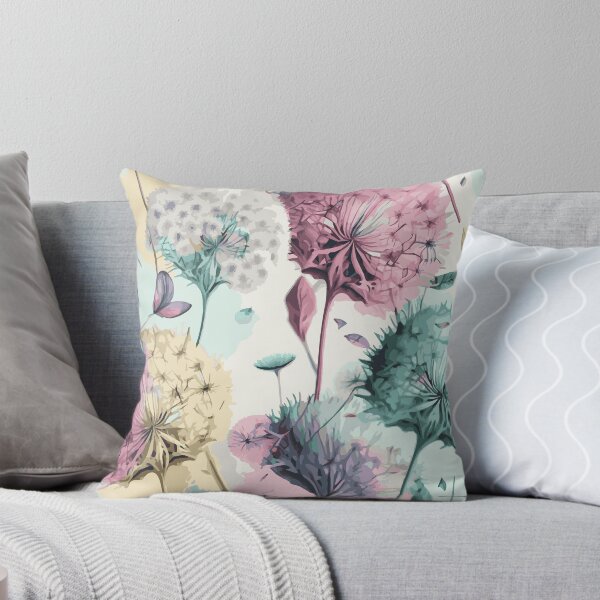 Item preview, Watercolor Dandelion Pastel Pattern 7 designed and sold by Magnuna.