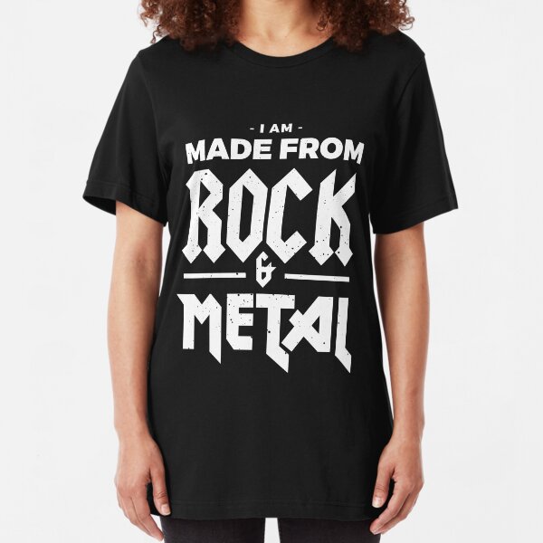 Made from Rock & Metal T-Shirt Slim Fit T-Shirt