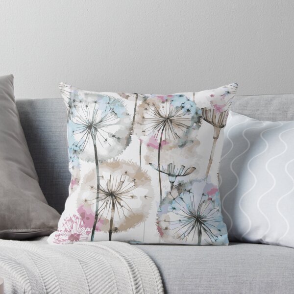 Item preview, Watercolor Dandelion Pastel Pattern 8 designed and sold by Magnuna.