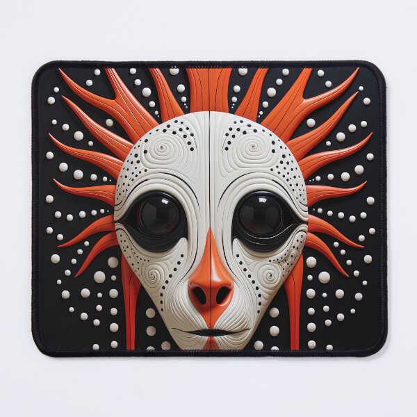 Item preview, Strange creature with a mask designed and sold by Rob-Son.