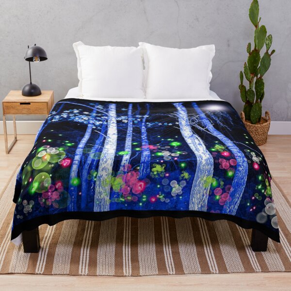 Item preview, Blue Forest full of Fireflies designed and sold by Daniel Janda.