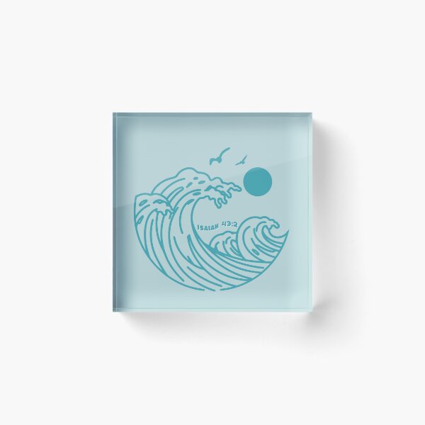 Item preview, When you go through deep waters, I will be with you | Isaiah 43:2 | Jesus my Redeemer designed and sold by Allwhopraisehim.