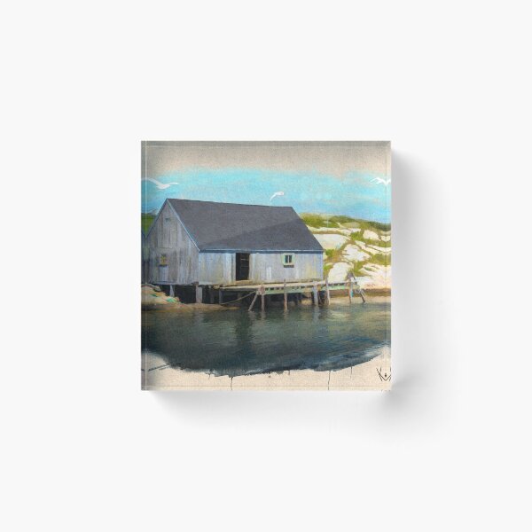 Item preview, Nova Scotia Fishing Shack  designed and sold by kenmo.