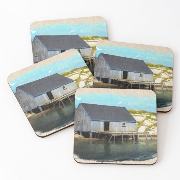 Item preview, Nova Scotia Fishing Shack  designed and sold by kenmo.