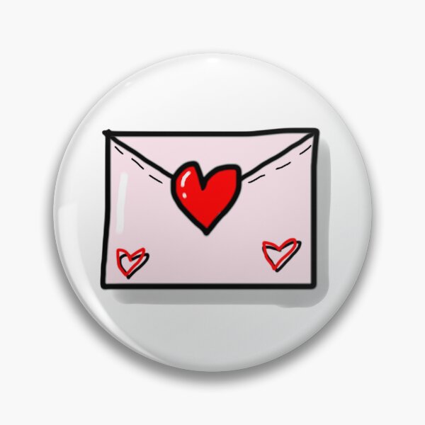 Item preview, Heart envelope drawing sticker designed and sold by Honeymoon :).